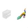 Modern Acrylic Toilet Paper Storage Box And Wall Mounted Tissue Holder with Decorative Peacock