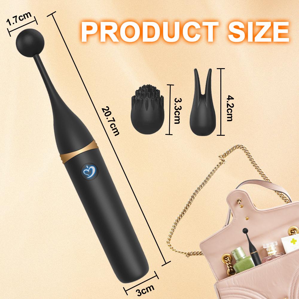 3-Head Replaceable Powerful High-Frequency Vibrator G Spot  Nipple Clitoris Stimulator Massage Sex Toys for Women Adult Products