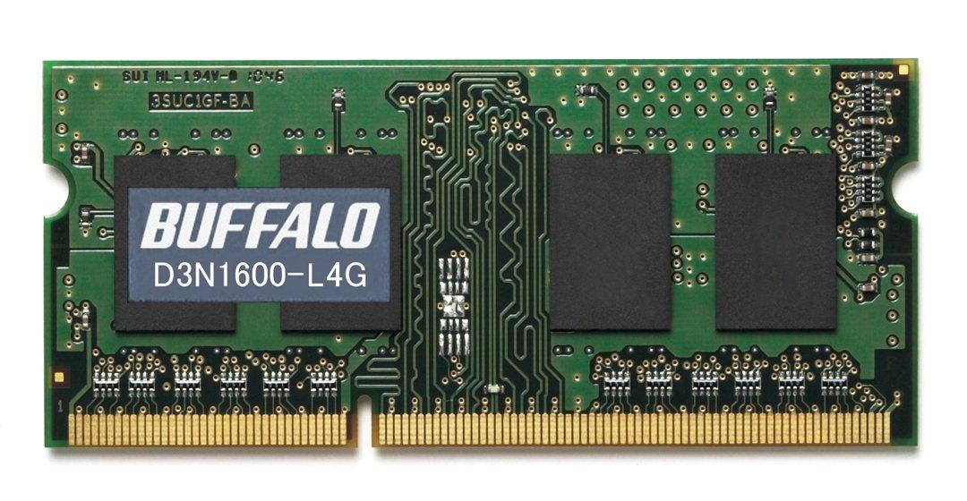 

BUFFALO сумісна 204PIN DDR3 SDRAM 4GB PC3L-12800 D3N1600-L4G