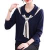 YUZHAOLIN Women's Autumn Knit Collared Pullover Sweater