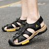 Sandals Men's Trendy Outdoor Sports Leather Bag Head Casual Shoes Slippers New Summer Breathable Men's Beach Shoes