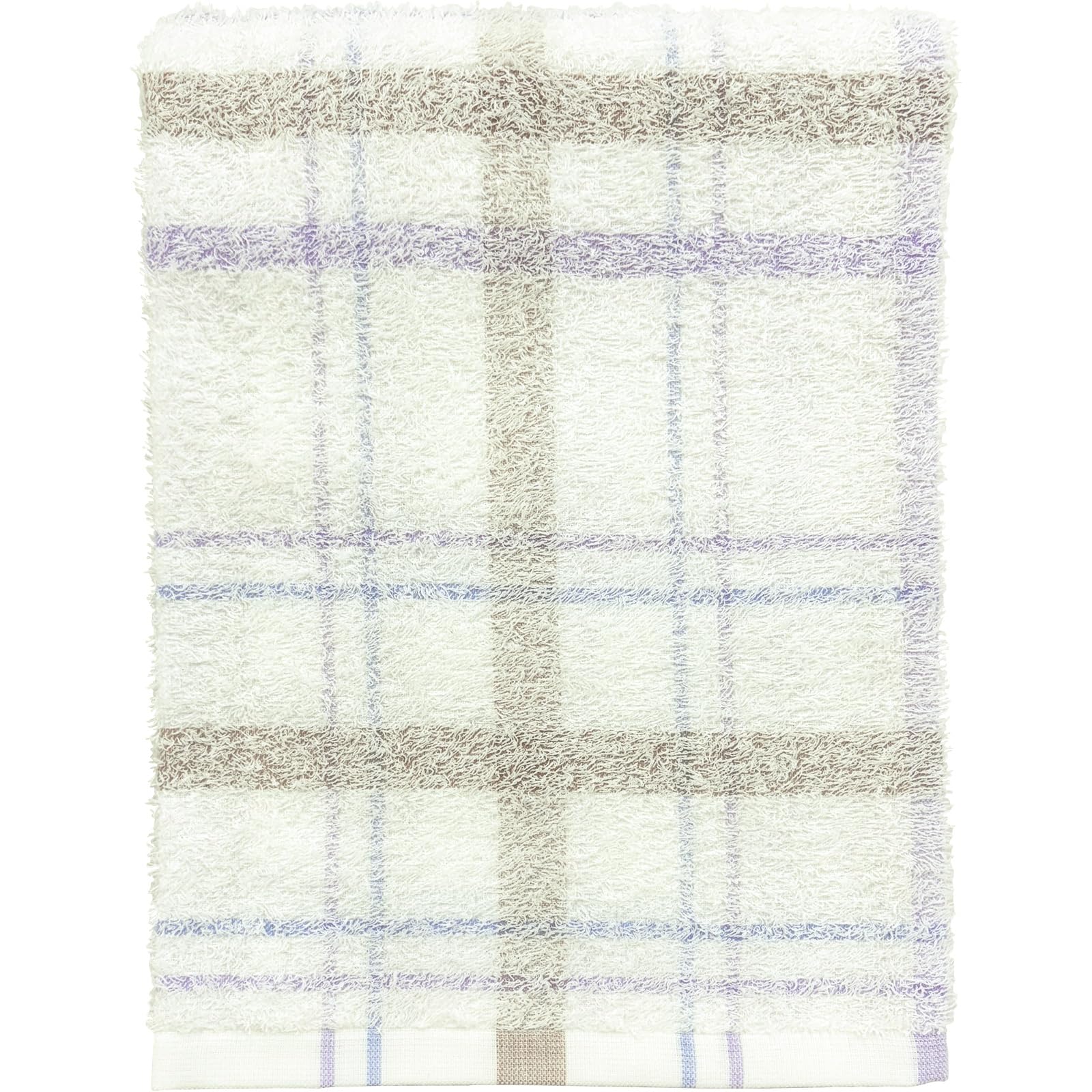 Hayashi Large Bath 70 x 140 Relax Check LO512728 Towel, Approx. cm, Pattern, Beige, бежевый