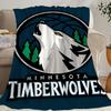 Cool Blanket Soft Comfortable Nap Plush Suitable For Iiving Room Office Bedroom M-Minnesota Sports Timberwolves-S Home Kid Gift