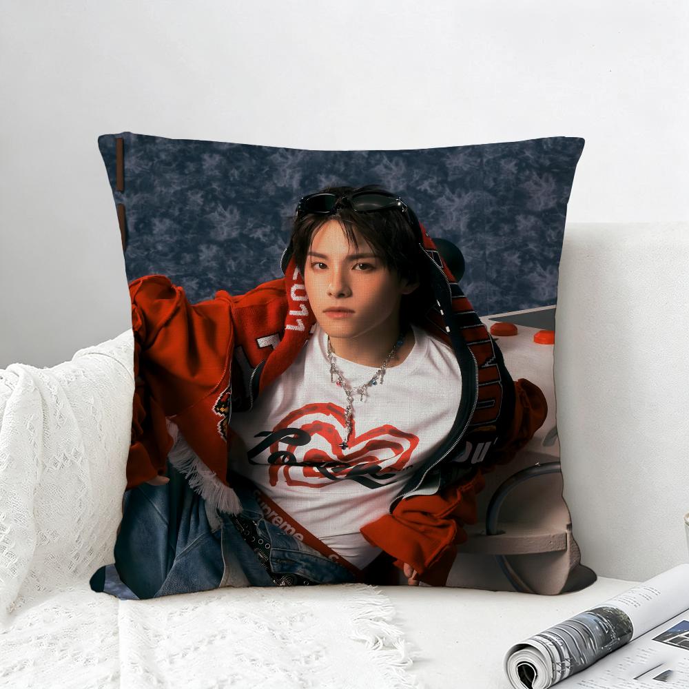 Kpop Kawanishi Takumi Cushion Cover Natural Linen Pillowcase Set AllinOne Decor for Sofa Bedroom Chair
