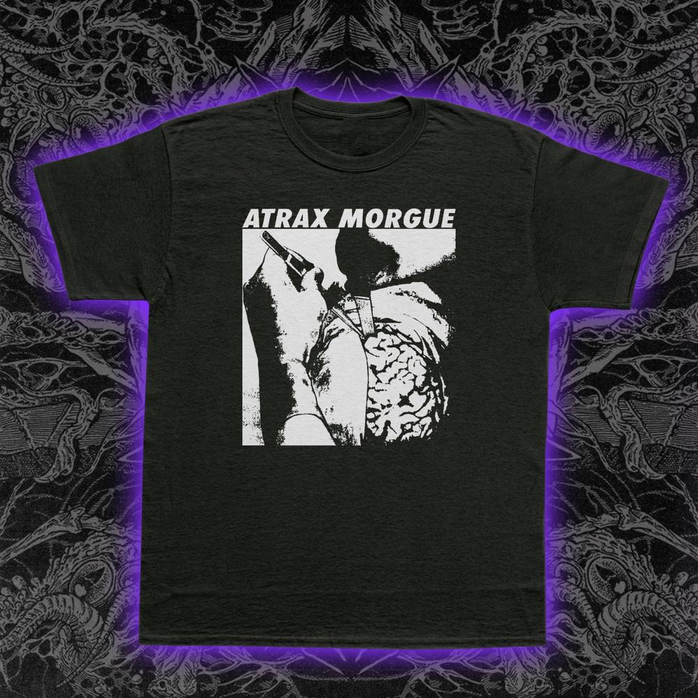 Atrax Morgue T-Shirt Italian Noise Industrial Power Electronics Music Tee S-5XL