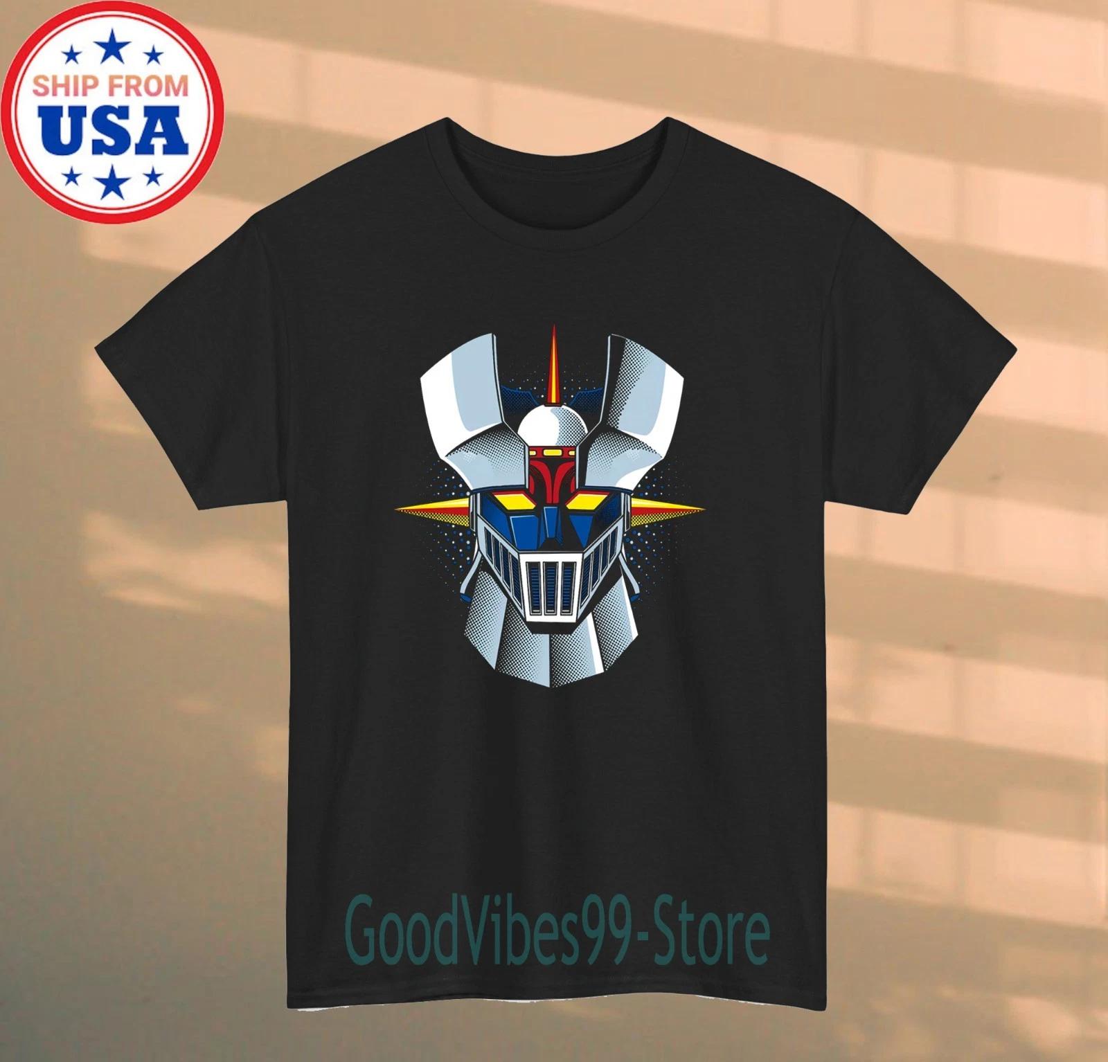 Mazinger-Z Shin Head Anime Sentai Men s Black Size S-5XL XL