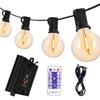 New Year Solar G40 Retro String Lights for Outdoor Camping & Holiday Decor