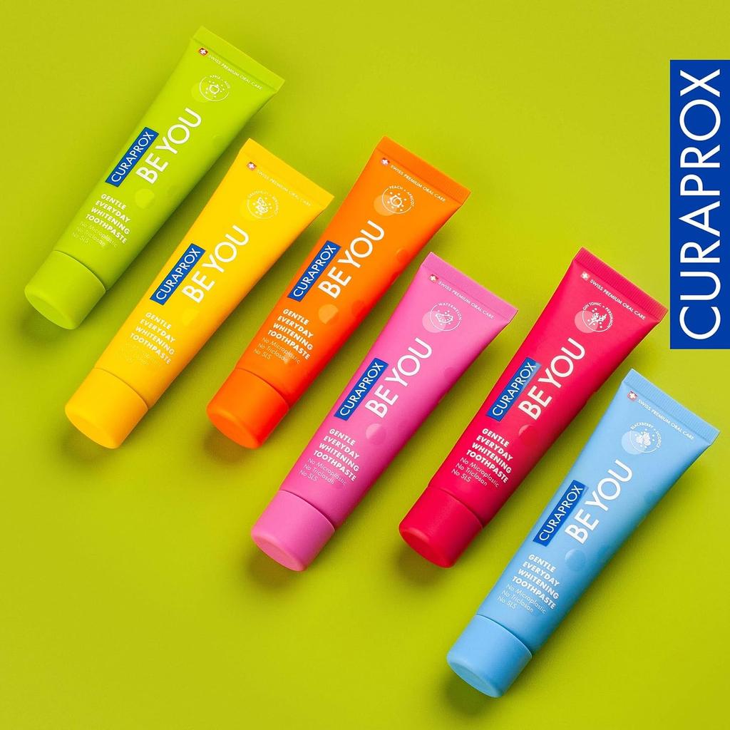 Curaprox Be You Gentle Whitening Toothpaste For Daily Freshness With Gin And Tonic Flavour 60 ml Pack Of 1 Care