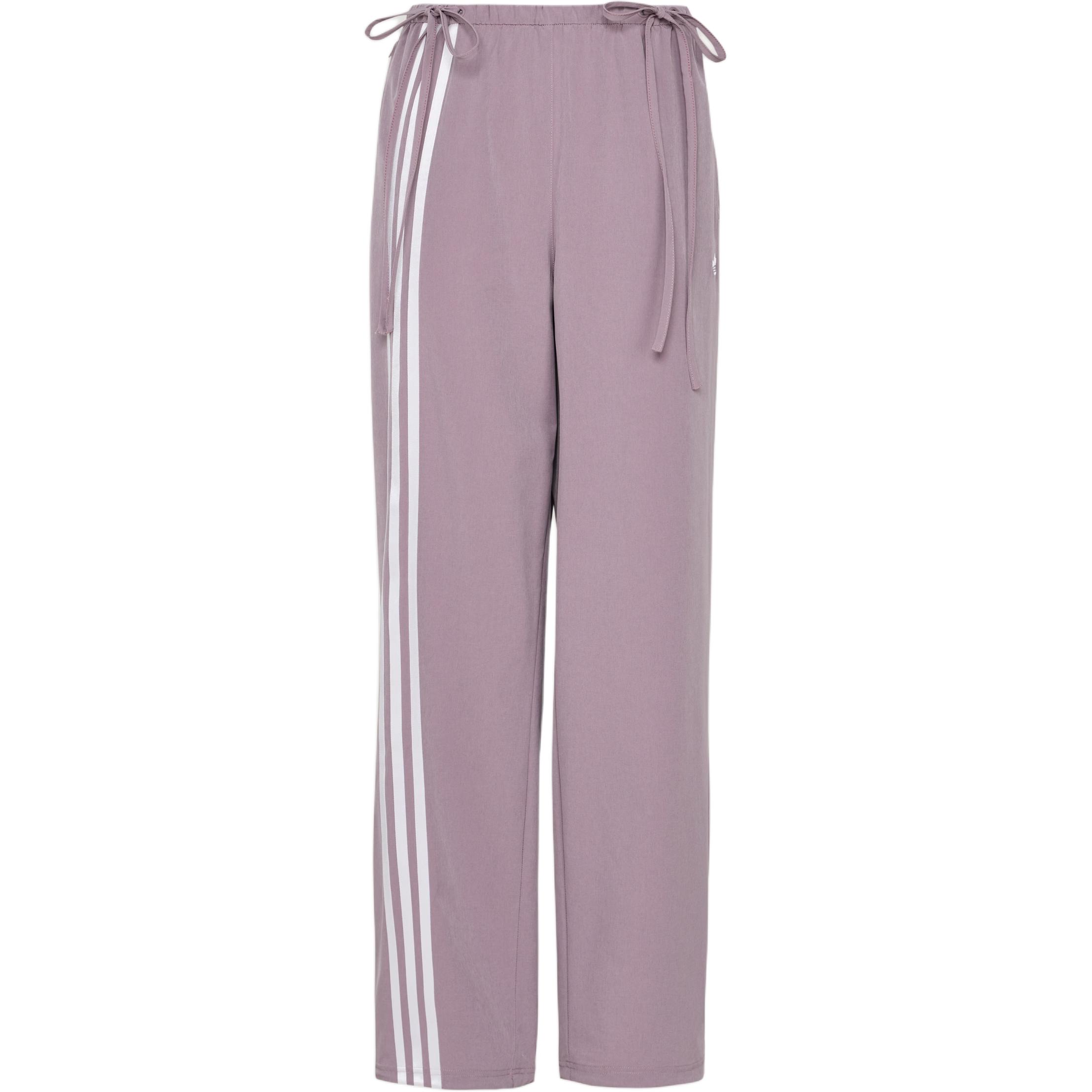 Adidas Originals Ribbon Striped Woven Loose Sports Casual Pants Women bottoms KY5689 S