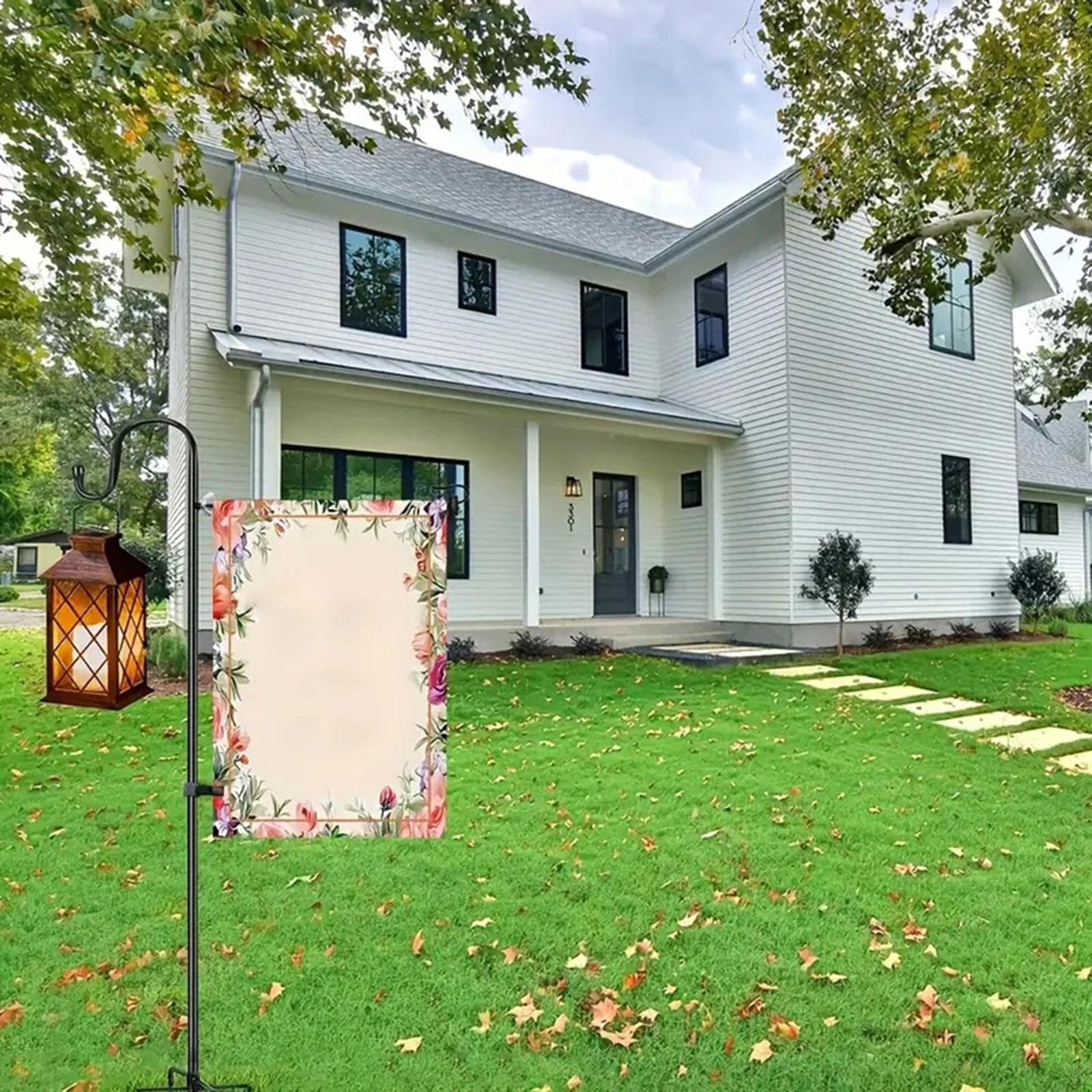 

Садовые колья-подставки для кашпо в виде пастушьего крюка, ландшафтные, черные, декоративные, подвеска для кормушки для птиц, для растений