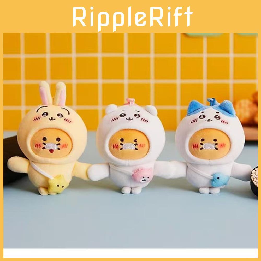 Bear Cartoon Chiikawa Plush Keychain Magnet Toy Gift Hachiware Backpack Usagi