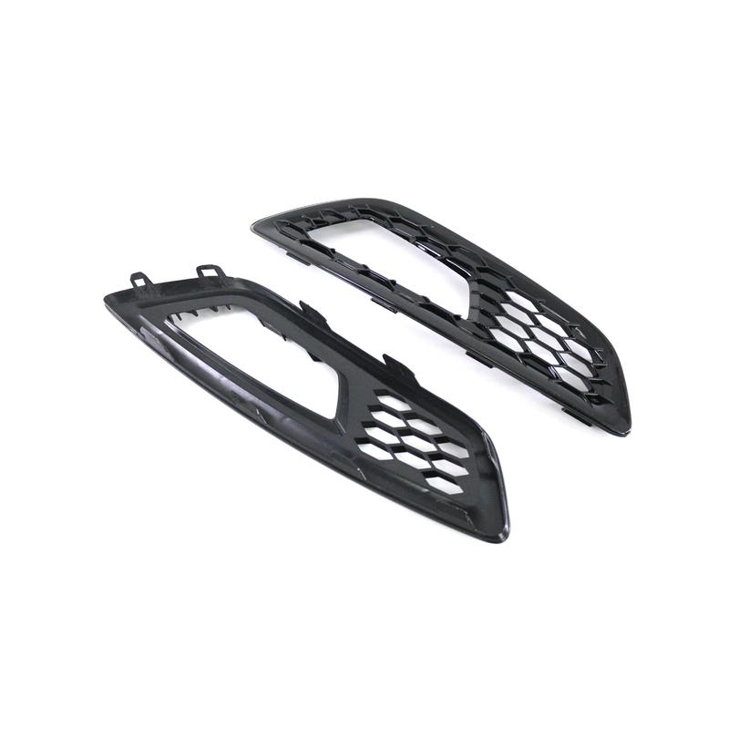 Honeycomb Foglight Foglamp For 2015-2018 Ford Focus MK3 S SE Sedan Front Bumper Fog Light Cover Grill Grille Racing Grills