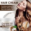 Coconut Oil Hair Cream-Providing moisture for  softness, shine, reduced  frizz, and healthy hair-For all hair types, women and men, 250ml
