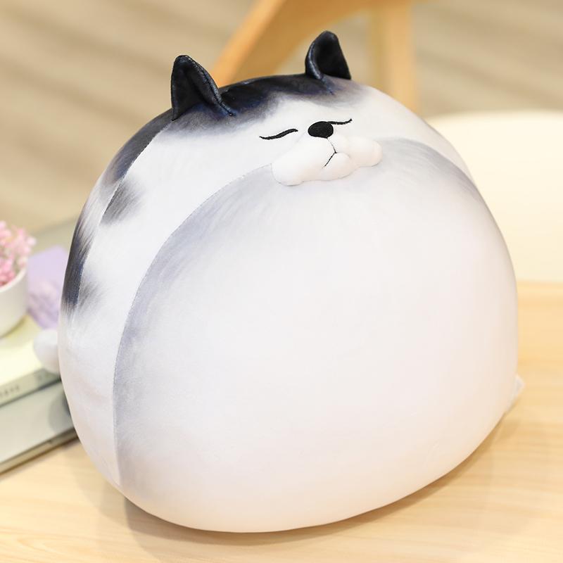 

Adorable Fat Cats Plush Playthings Stuffed Animal Cats Doll Gentle Pillow Seat Cushion Present designed for Children Girls Infant 30cm