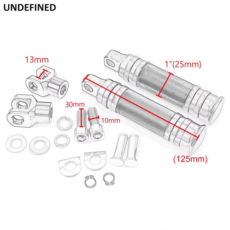 Motorcycle Knurled Modified Foot Pegs Folding Footrests Pedals For Harley Kawasaki Yamaha Suzuki Honda Ducati BMW Universal