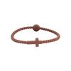 Children's Silicone Cross Thin Macaron Color Wristband Bracelet