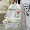 Simple Large Capacity Backpack Nylon Ultra-light Bookbags Shoulder Bag