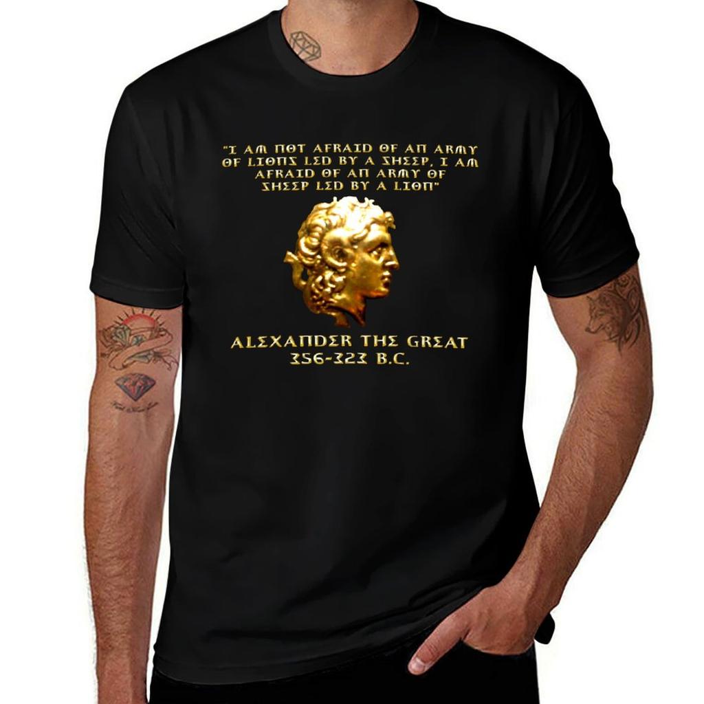 Alexander the Great T-Shirt Casual Short Sleeve Top
