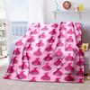 The Kawaii PoppyTrolls World Tour Themed Flannel Blanket Is Perfect for Kids, Teens, and Fans. It's a Great Bed Blanket or Sofa