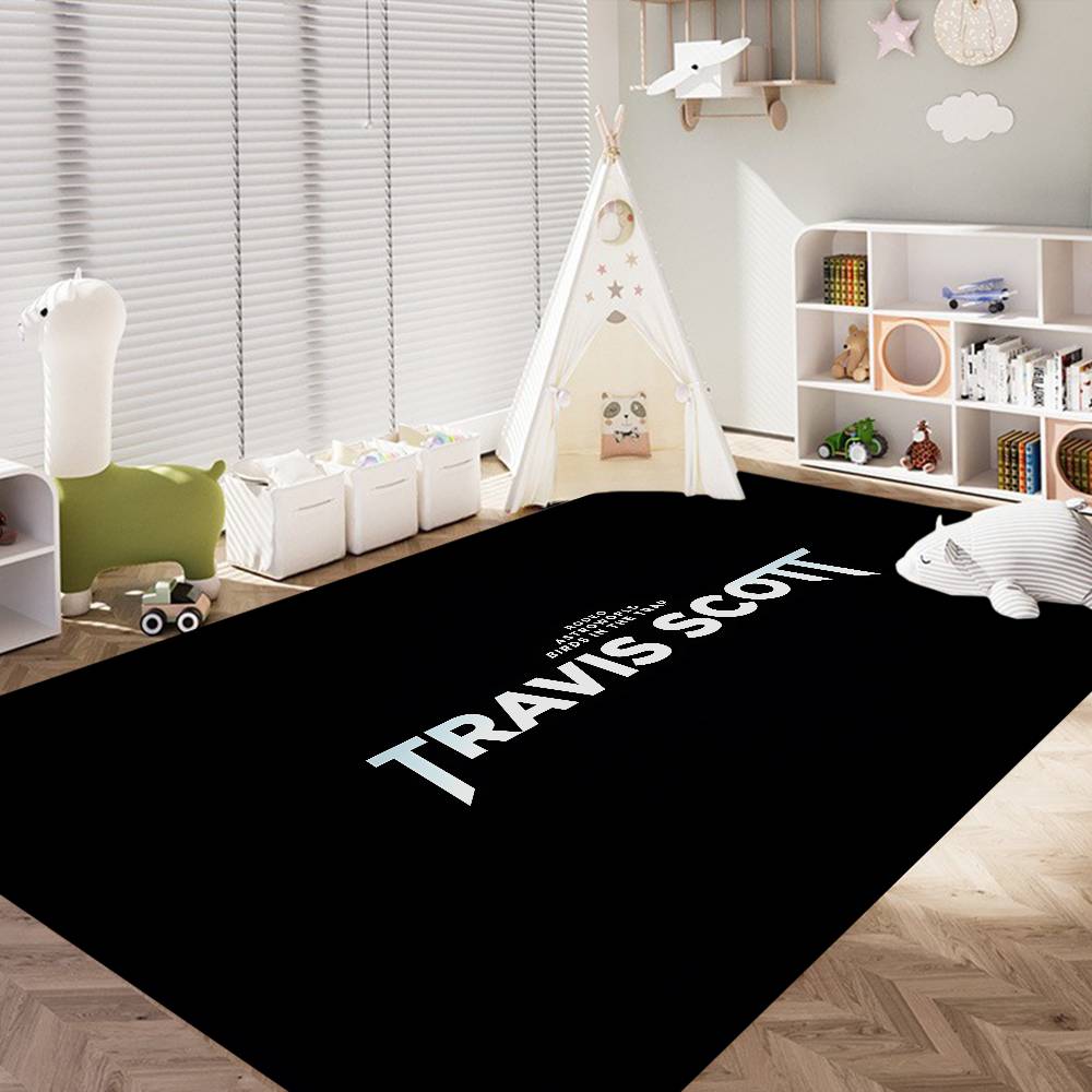 T-Travis S-ScottS Astroworld Banyo Paspası Çocuk Odası Yatak Odası Dekorasyonu Balkon Kaymaz Giriş Paspası Oturma Odası Alfombra