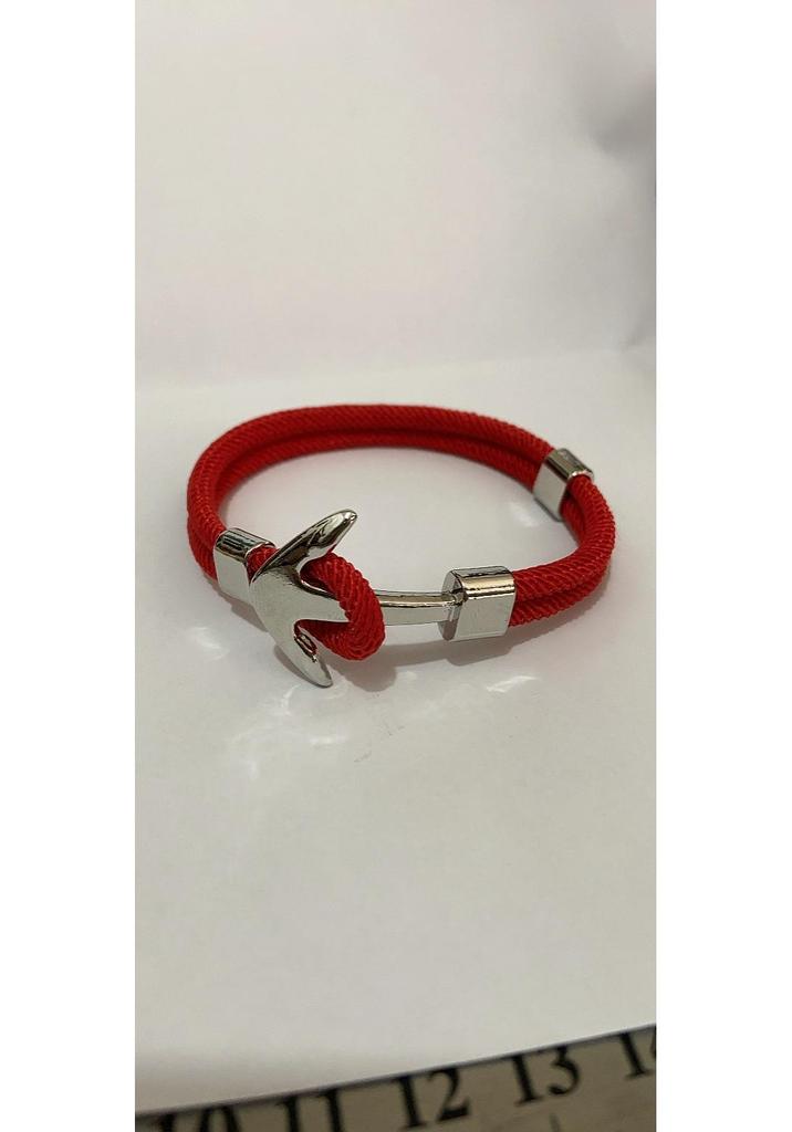 Anchor Men's Airplane Head Bracelet – Trendy European & American Style Polyester Rope