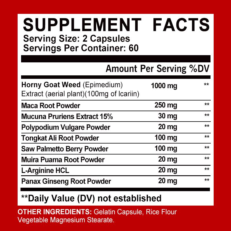 Coolkin Epimedium Extract Capsules - Endurance, Energy