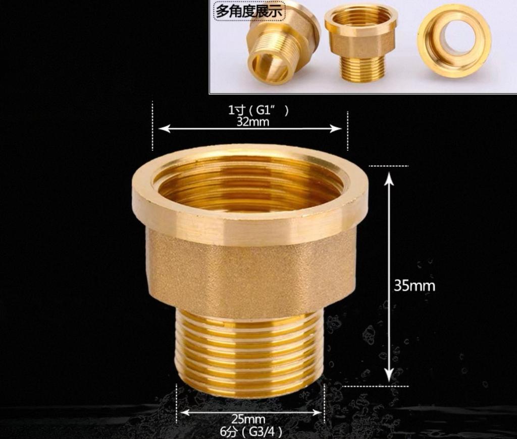 1/2" 3/4" BSP Female Male Thread Tee Type Reducing Copper Elbow Butt Joint Adapter Adapter Coupler Water Pipe Plumbing Fittings