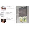 Simple Pleated Window Shades Self-Adhesive Non-Woven Semi-Shading Blinds Curtains Living Room Bedroom Bathroom Home Decorations