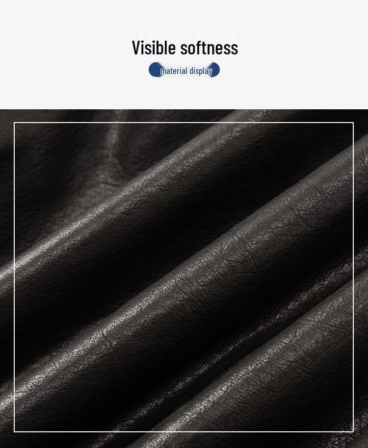 FAPAI Men's Classic Genuine Leather Jacket