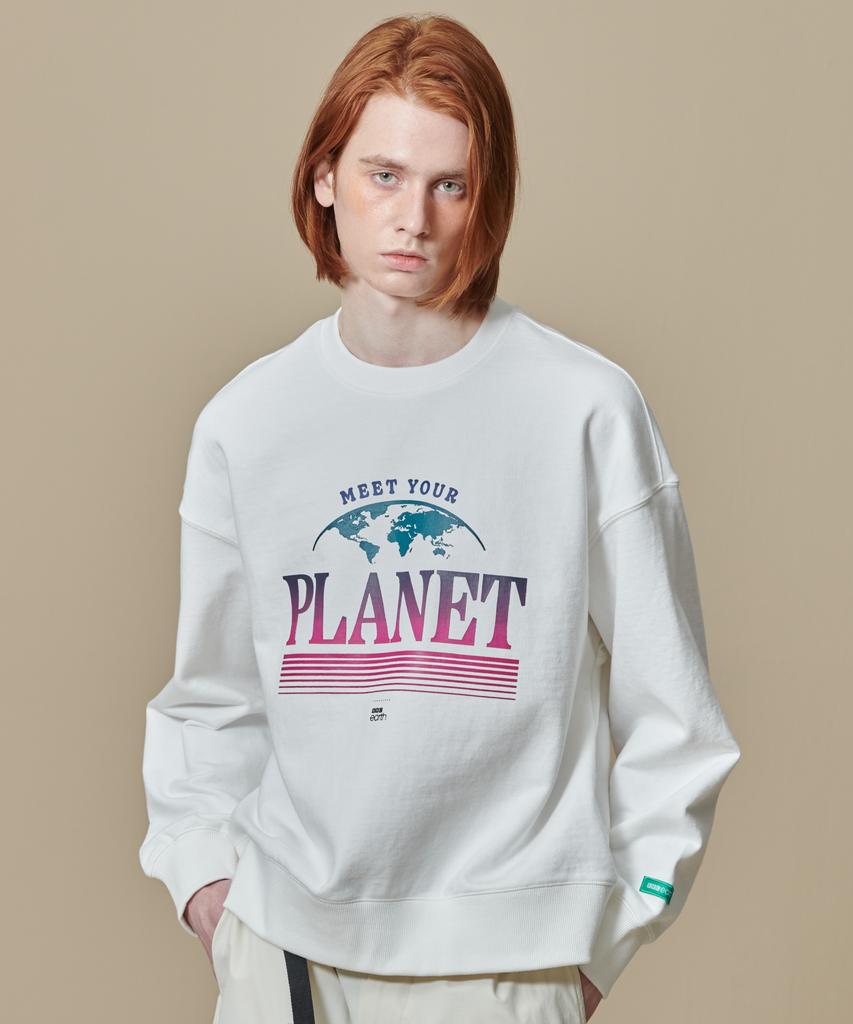 Bbc Earth Planet Sweatshirt_White