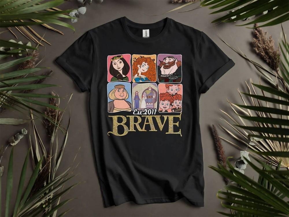 Brave Characters Group Shot Est T-shirt T Shirt Men Women Unisex Tshirt K15