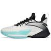 Light Horseman 3 Cushioning Anti-Slip And Wear-Resistant Low-Top Basketball Shoes White Black Blue Sneakers 112221608-2