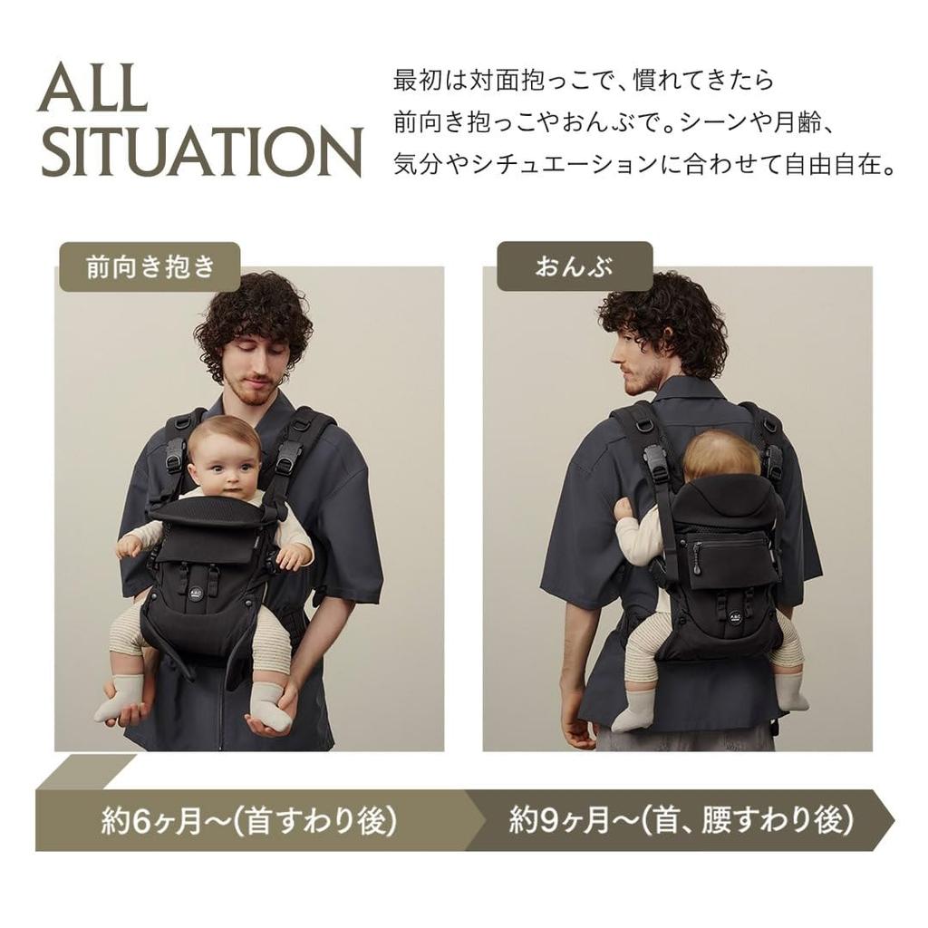 ABC COMFO COMPLETE SET SAND ASH AirBuggy Baby Carrier COMFO Complete Set Sand Ash ABBC0024