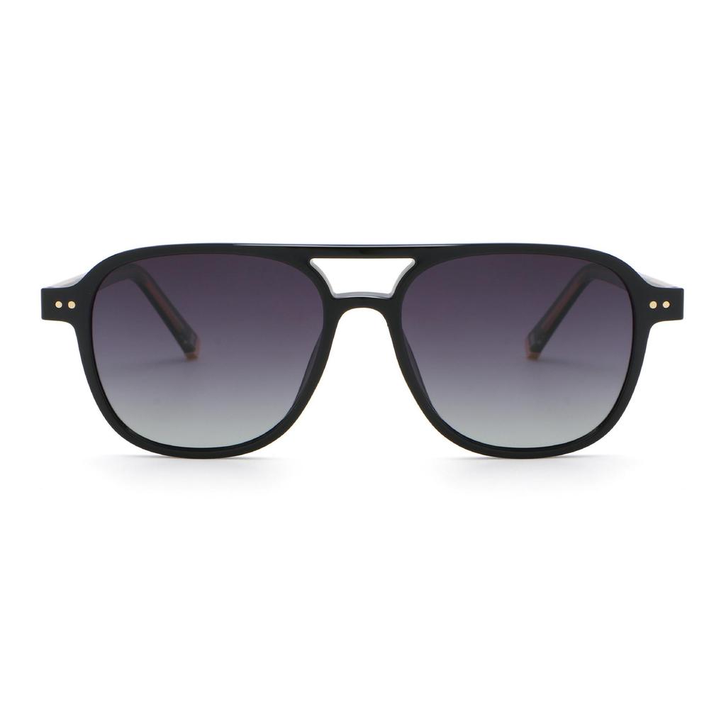 2026 Polarized Double Bridge Sunglasses: Slim Face Effect, Unisex Design, Lightweight Sun Protection