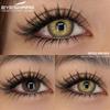 1pair Color Contact Lenses for Eyes Brown Contacts Lenses Fashion Blue Eyes Lenses Yearly Gray Eye Contacts Green Lens