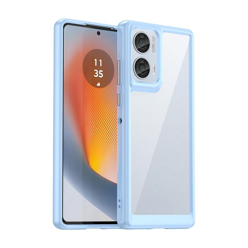 For Motorola Moto Edge 50 Fusion Case Motorola Moto Edge 50 Fusion Cover Shockproof Hard PC TPU Silicone Protective Phone Cover