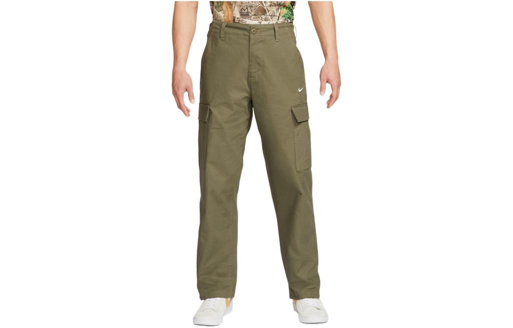 Nike Casual Pants Men's Medium Olive Green Moderate Cargo Pants FD0402-222