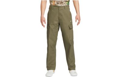Pantalon décontracté Homme Taille Moyenne Vert Olive Pantalon Cargo Modéré FD0402-222