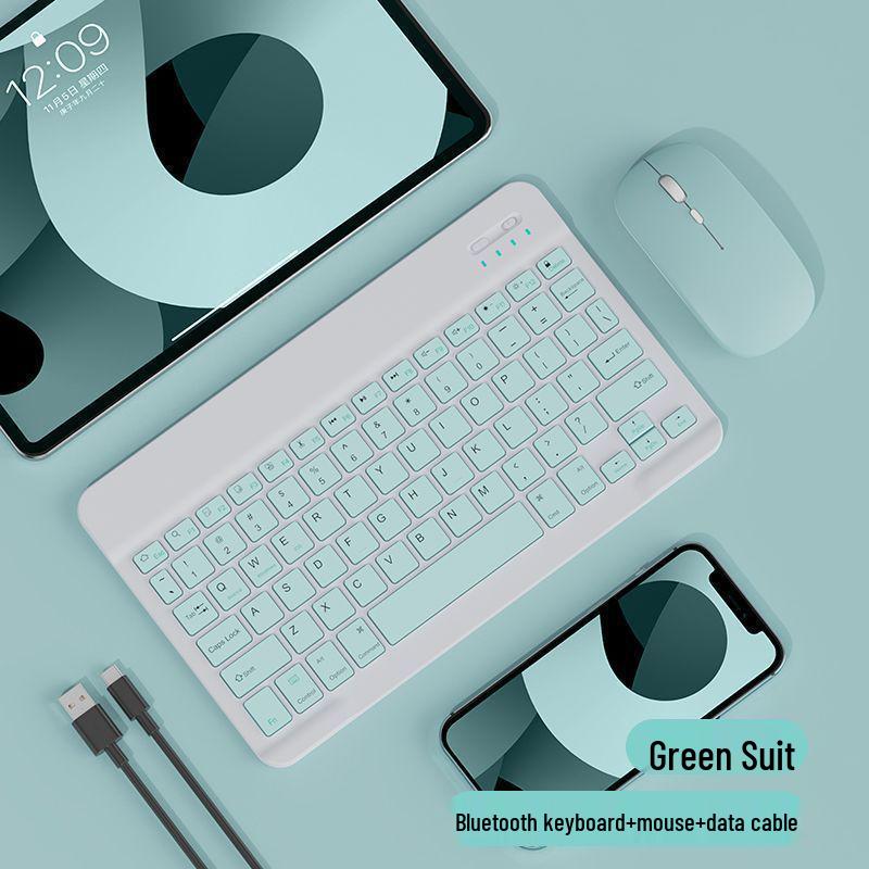Wireless Bluetooth Keyboard & Mouse for iPad, Android, Huawei, Honor, Lenovo Tablets & Phones