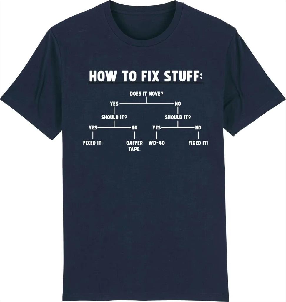 How To Fix Stuff Street Trend Clothing Pattern Printing Summer Luxury Brand Cotton Mens and Womens TShirts Short Sleeves