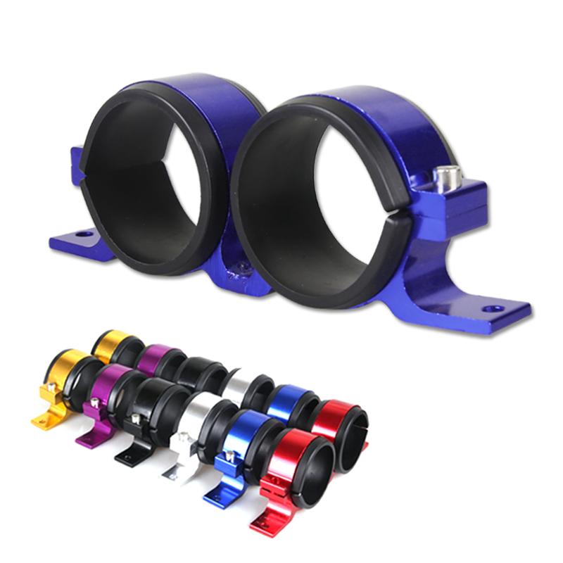 JKdreamer Dual Twin Fuel Pump Mount Bracket 60MM Fuel Filter Clamp 60mm Cradle For Car Modified TK-CA747K2