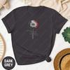 Flower Dont Look Away From Palestine Tshirt for Indipendence Women Palestinian Activist Gift Summer Cotton Tees Top