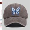 pc Blue Butterfly Print Baseball Cap Casual Design Sun Hat Comfortable Lightweight Papa Hat Truck Driver Sun Hat Adjustable