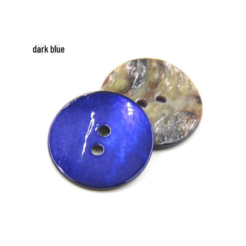 Natural Shell Spray Painted Button Sweater for Children