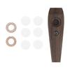 M Mbat Wooden Kazoo Lightweight Portable For Beginner Flute Instrument Music Lovers Woodwind  Simple Design Lightweig Rosewood