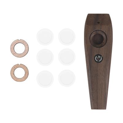 M Mbat Houten Kazoo Lichtgewicht Draagbaar Voor Beginner Dwarsfluit Instrument Muziekliefhebbers Houtblaas Simple Ontwerp Lichtgewicht Palissander