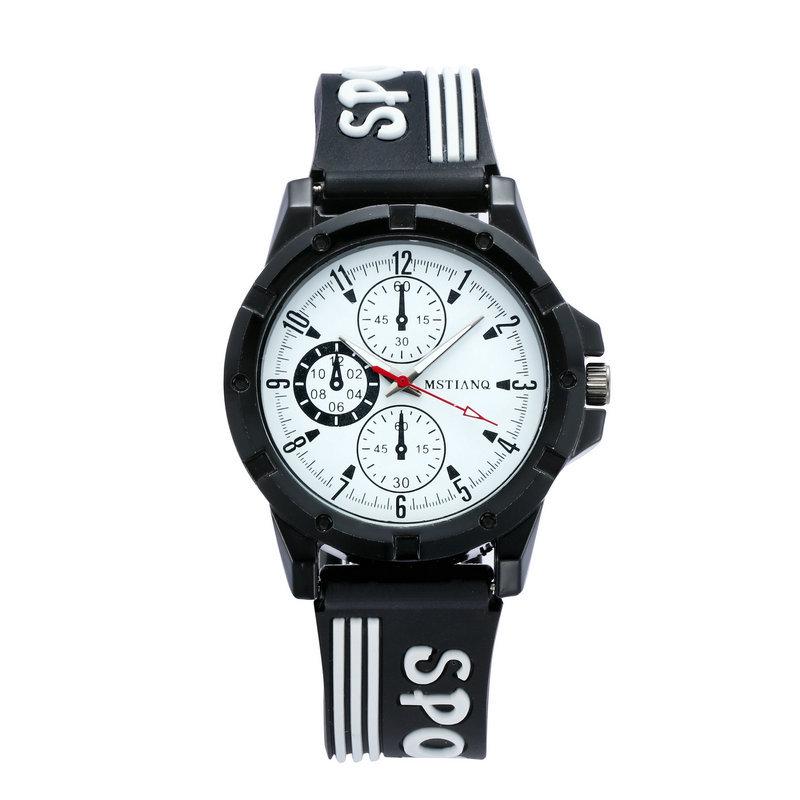 Silikon-Uhr für Jungen und Mädchen, Studenten, Einfache Knallerprodukte, Lässig, Einfach, Sport, Herrenuhr