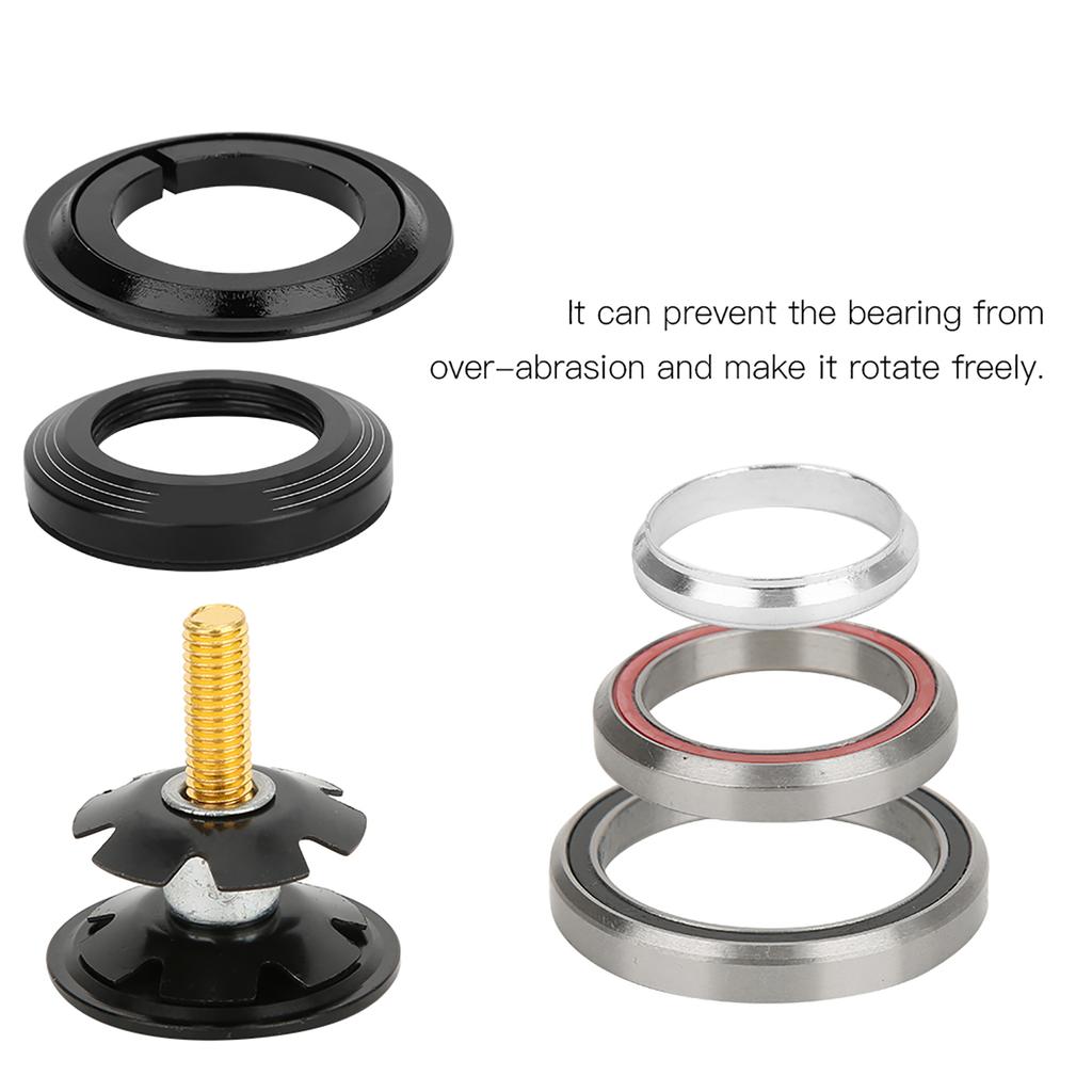 42mm/1.7in 52mm/2in Mountain Bike Tapered Straight Tube Fork Headset Bearing Accessory