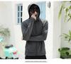 Men's Ultra-Thin Ice Silk Hooded Sun Protection Windbreaker for Outdoor Fishing