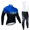 2026 Pro Cycling Jersey Autumn Riding Long Sleeves Men INEOS Cycling Bib Set Bicycle Clothing Spring MBT Breathable Bike Clothes